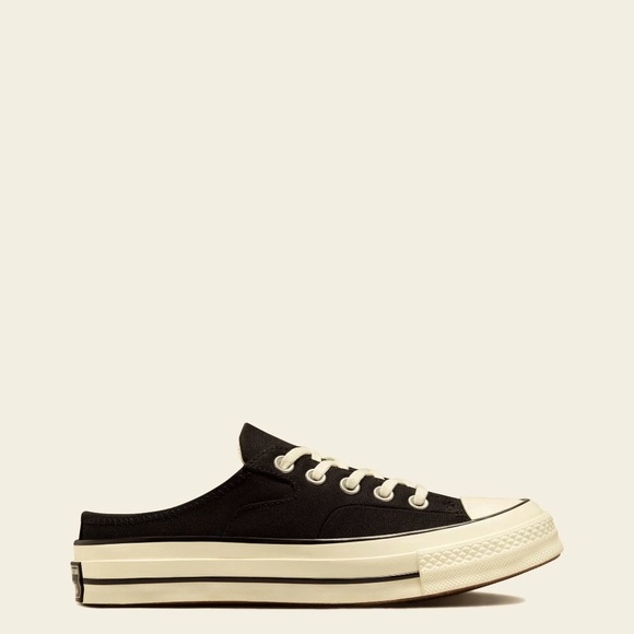 NEW Converse Chuck 70 Women's Low Top Lace Mules Flats, Black, US: 7 and 8 - Picture 4 of 8